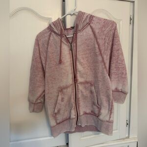 Roxy Pink Zip-Up Hoodie